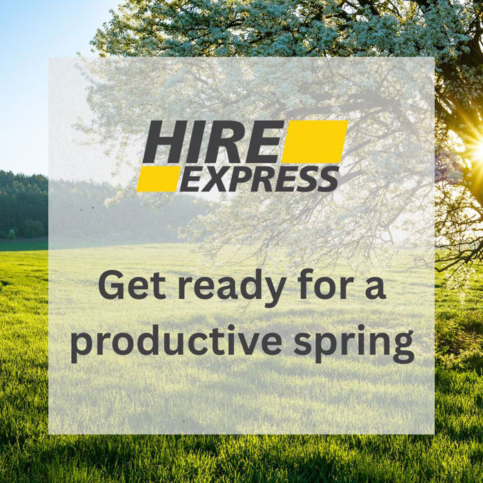 Get Your Site Spring-Ready with Hire Express