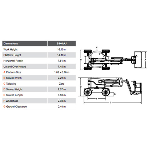 BOOM LIFT 13.5M (46FT) DIESEL 4WD - code:100025_04