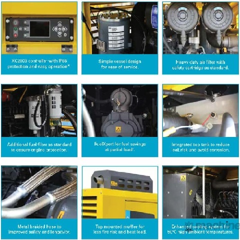 AIR COMPRESSOR 212L/S (450 CFM) 14 BAR - code:110060