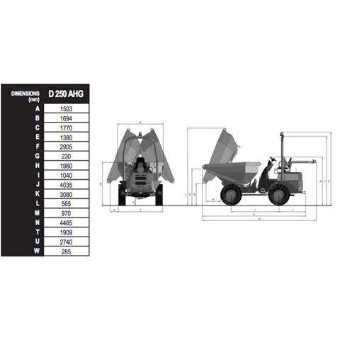 DUMPER 4WD - SWIVEL TIPPING 2.5T - code:202030_02