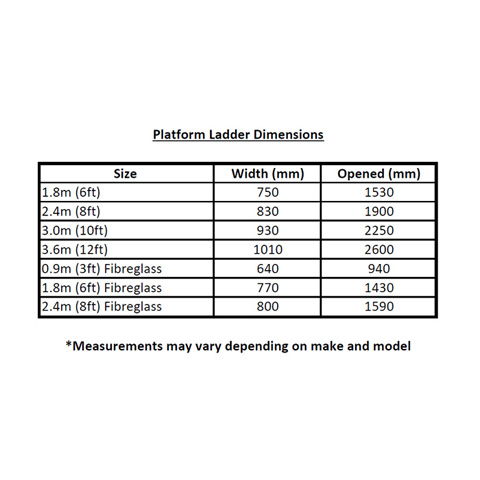 PLATFORM LADDER 3 M (10FT) - code:252255_01
