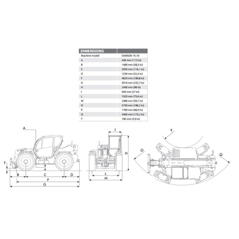TELEHANDLER - 7T - code:302910_02